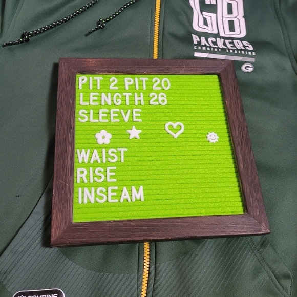 Greenbay Packers Men's New Era Combine Authentic Full Zip Hoodie Size Medium - Picture 10 of 10